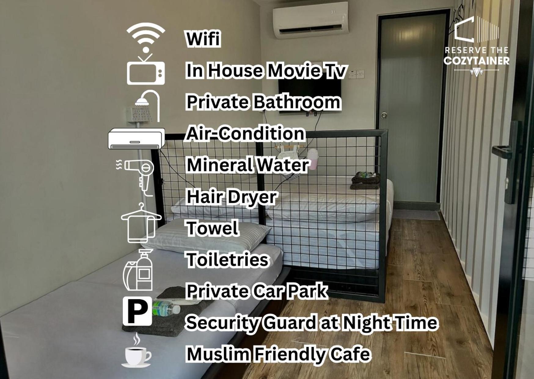 Hotel The Cozytainer Taiping Exterior foto